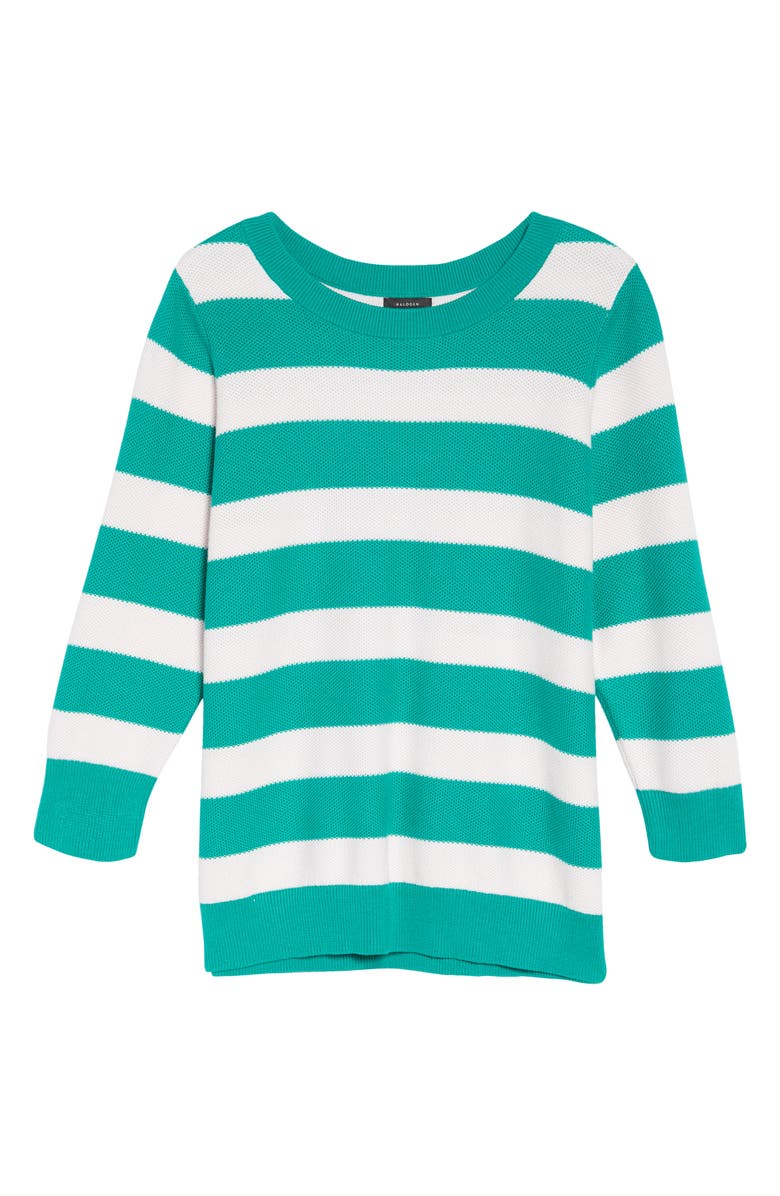 Halogen<sup>®</sup> x Atlantic-Pacific Three Quarter Sleeve Sweater, Alternate, color, 