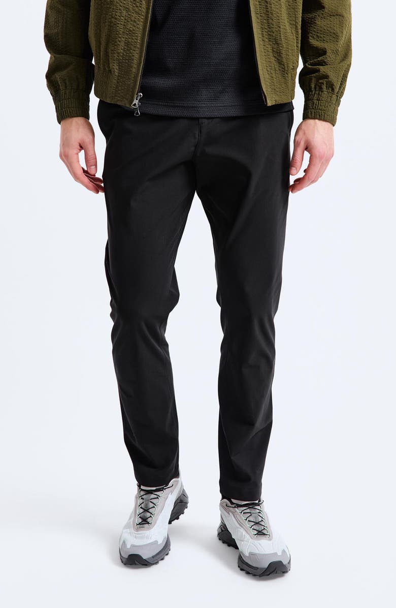 Reigning Champ Stretch Warp Knit Slim Coach's Pants, Main, color, 