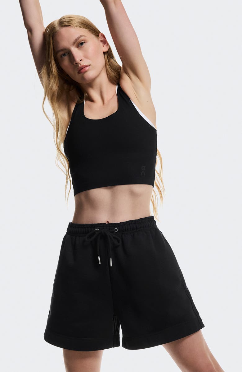 On Club Collective Cotton Blend Shorts, Alternate, color, Black