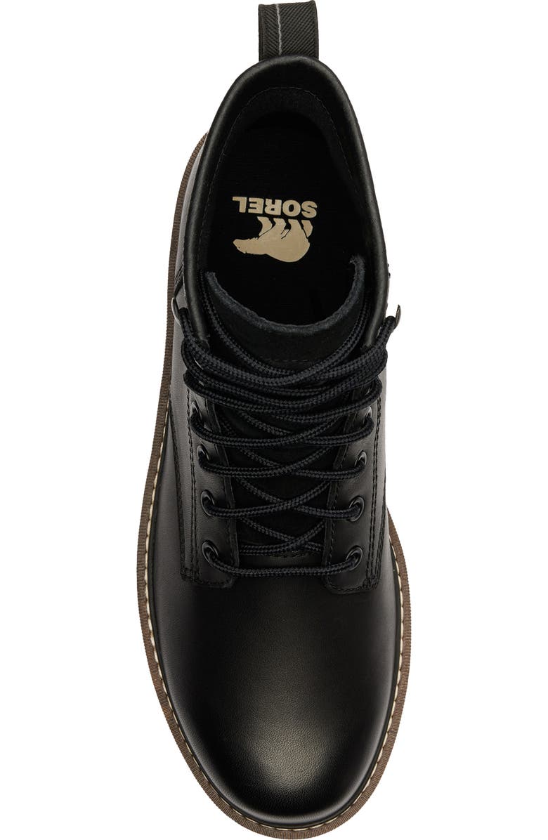 SOREL Slabtown '62<sup>™</sup> Waterproof Moc Toe Boot, Alternate, color, Black/ Chalk