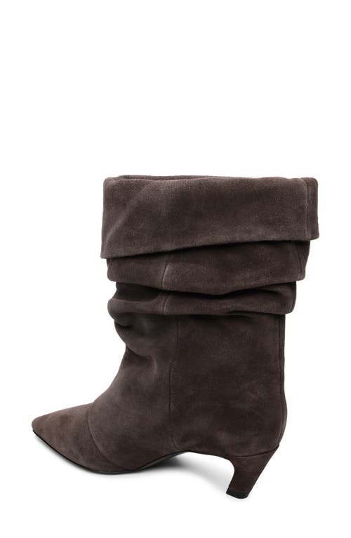 Ash Virgee High Heels Ankle Boots In Grey Suede In Gray