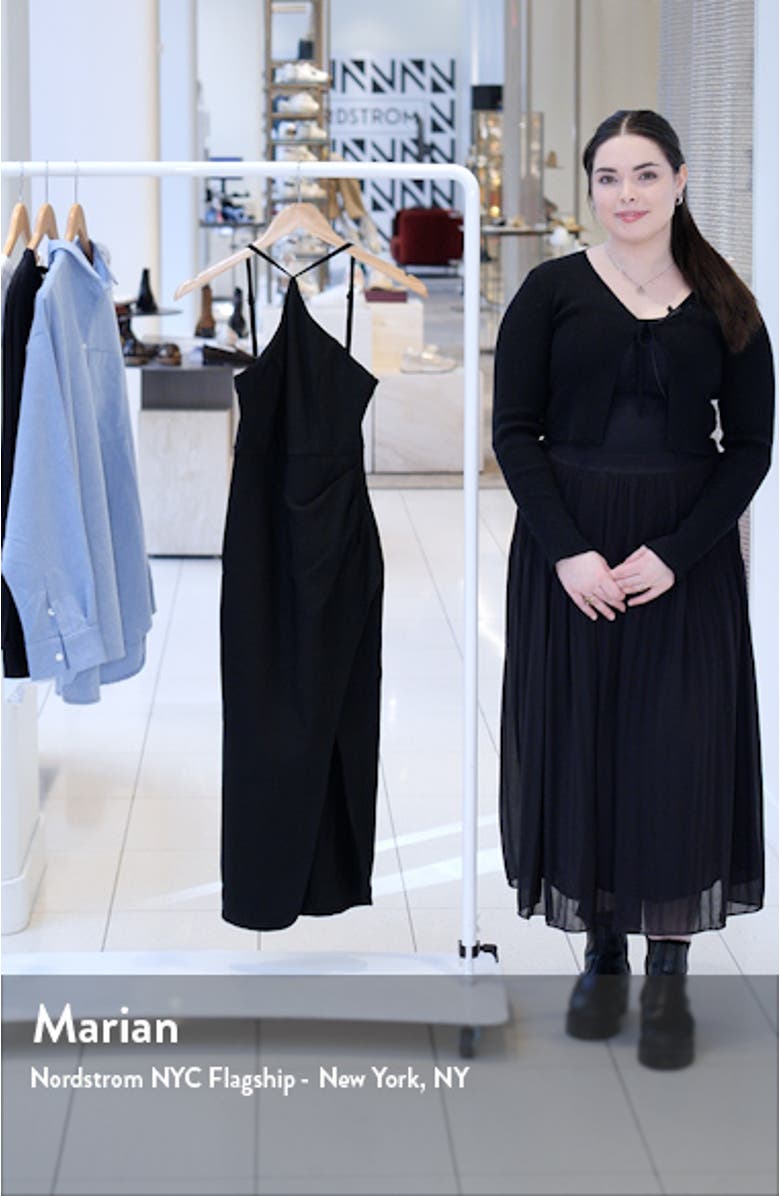 Sasha Halter Midi Dress, sales video thumbnail