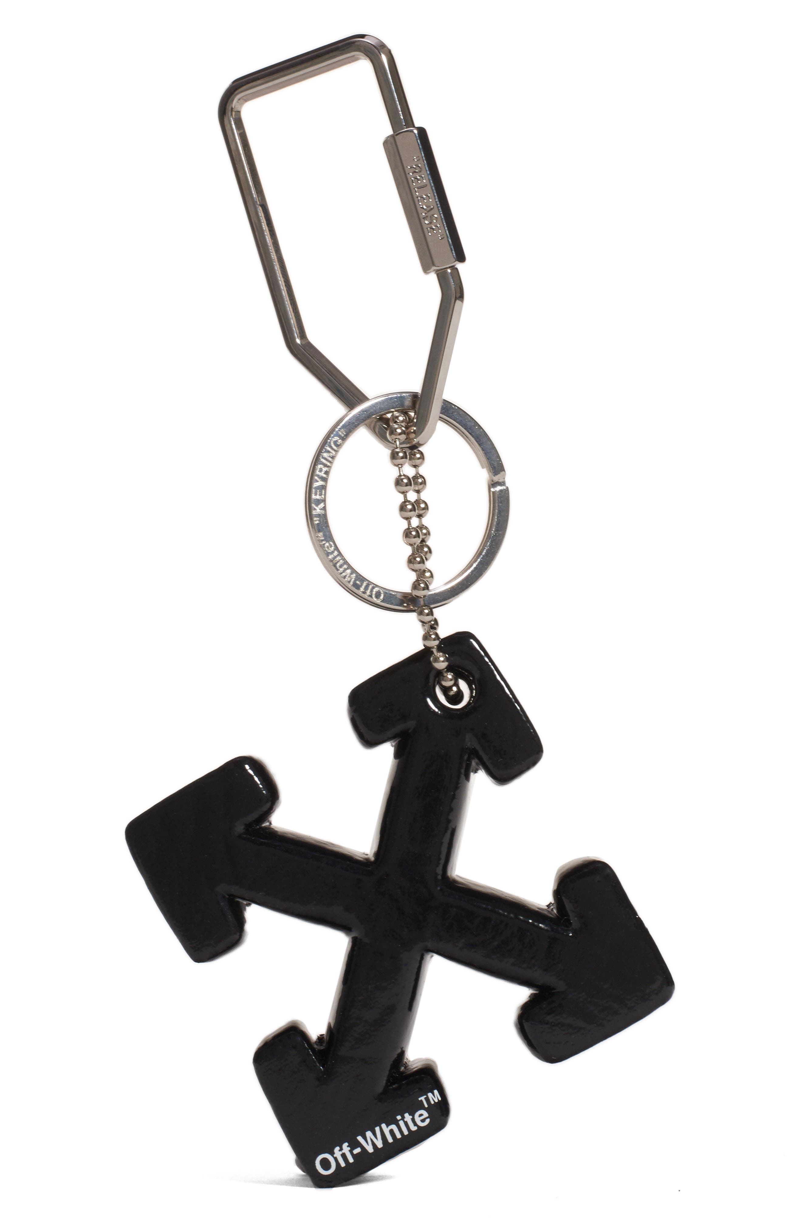 Off-White Arrow Bag Charm, Alternate, color, 
