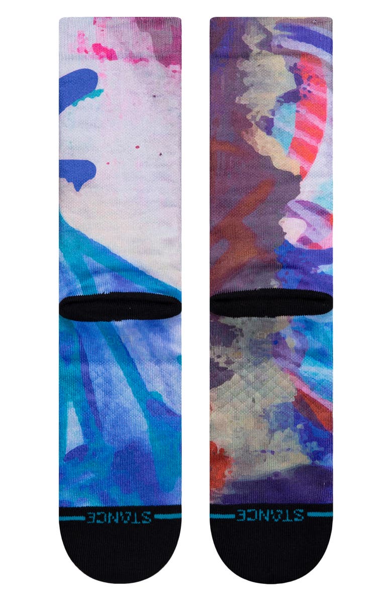 Stance Stash Wall Crew Socks, Alternate, color, 