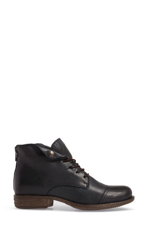 Miz Mooz Lennox Lace-up Bootie In Black