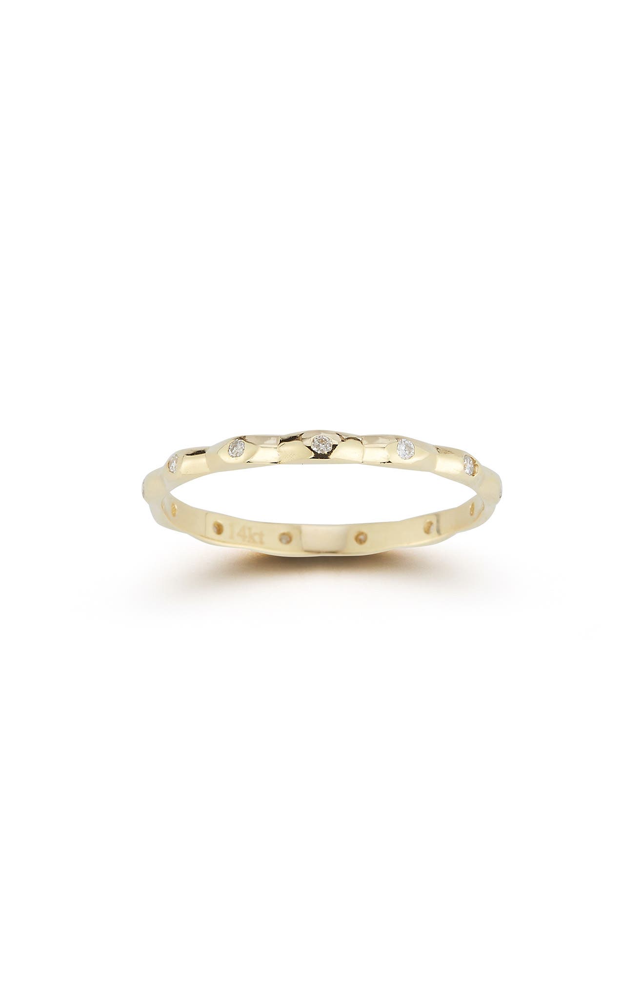 Ember Fine Jewelry 14K White Gold & Diamond Band Ring, 0.08 ctw - Size ...