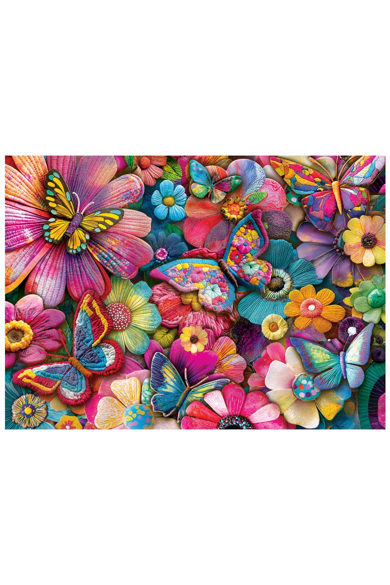 Dance Through Petals 1000 Piece Puzzle, Alternate, color, Multicolor