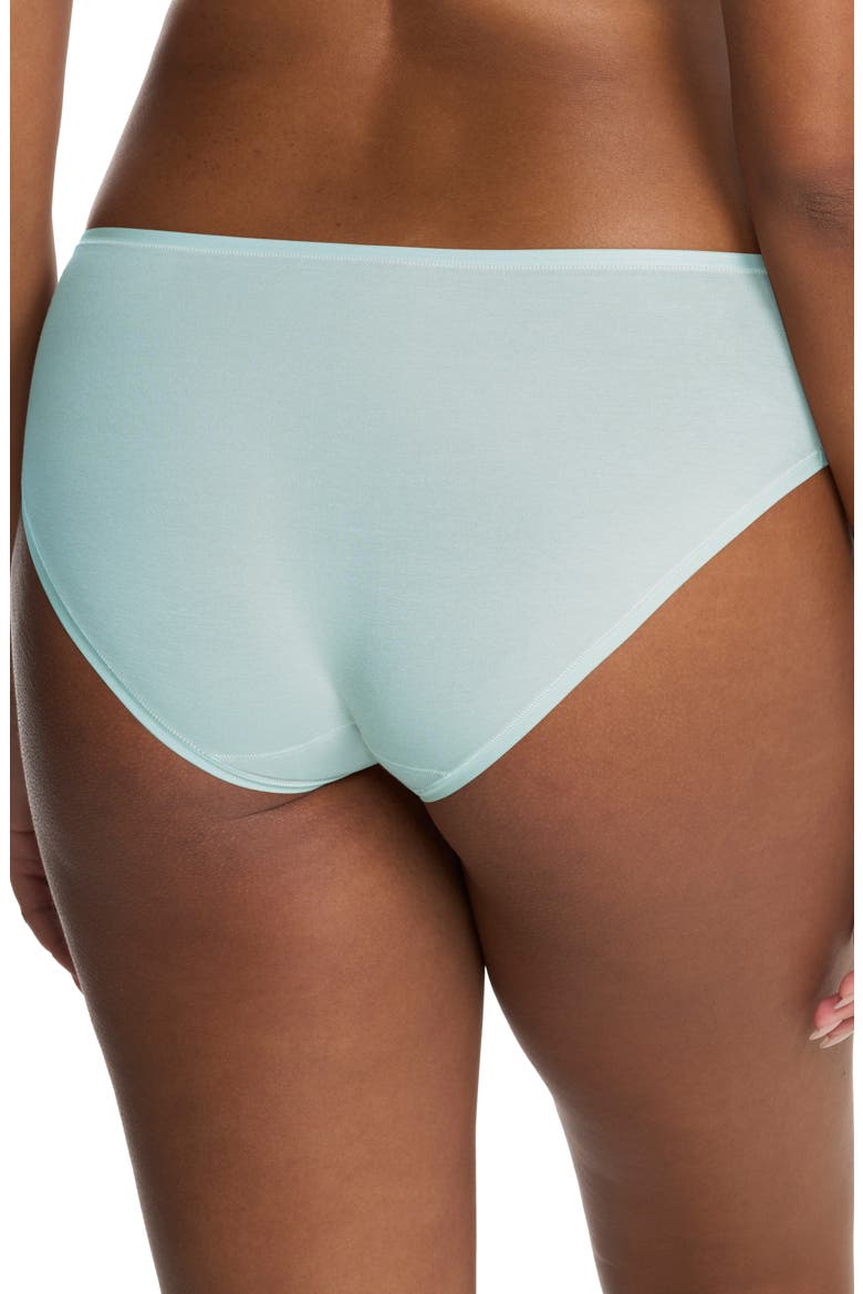 Bliss Bare Cotton Hipster Briefs, Alternate, color, CLD GREEN