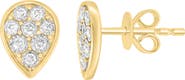 EFFY 14K Gold Diamond Teardrop Stud Earrings