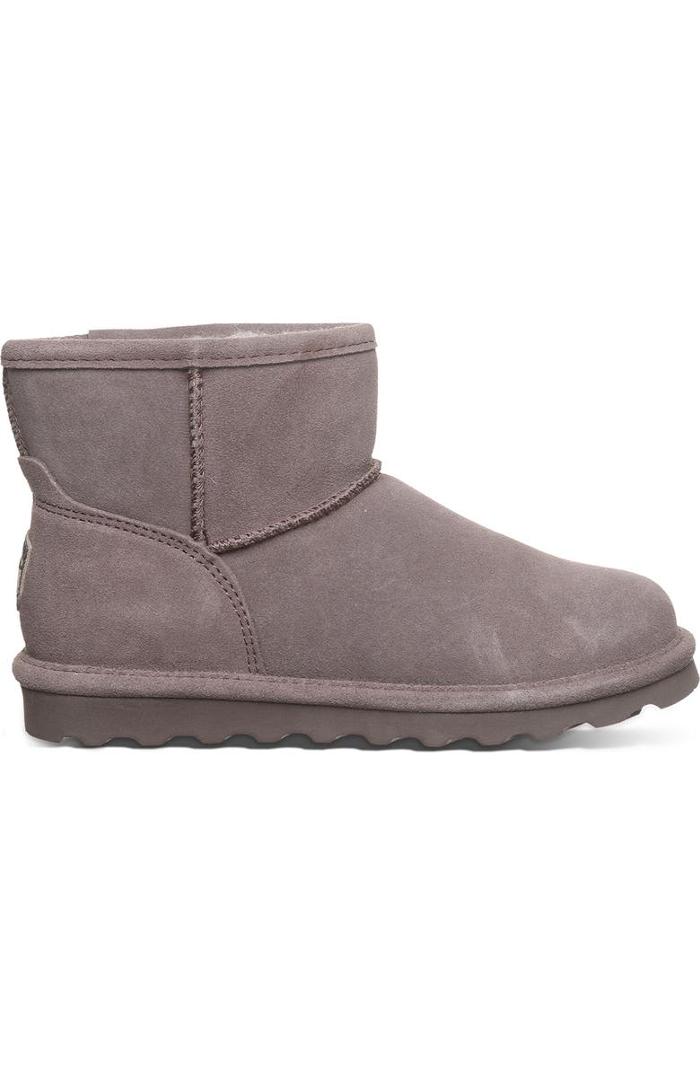 BEARPAW Alyssa Genuine Shearling Lined Boot - Wide Width, Alternate, color, Cinder