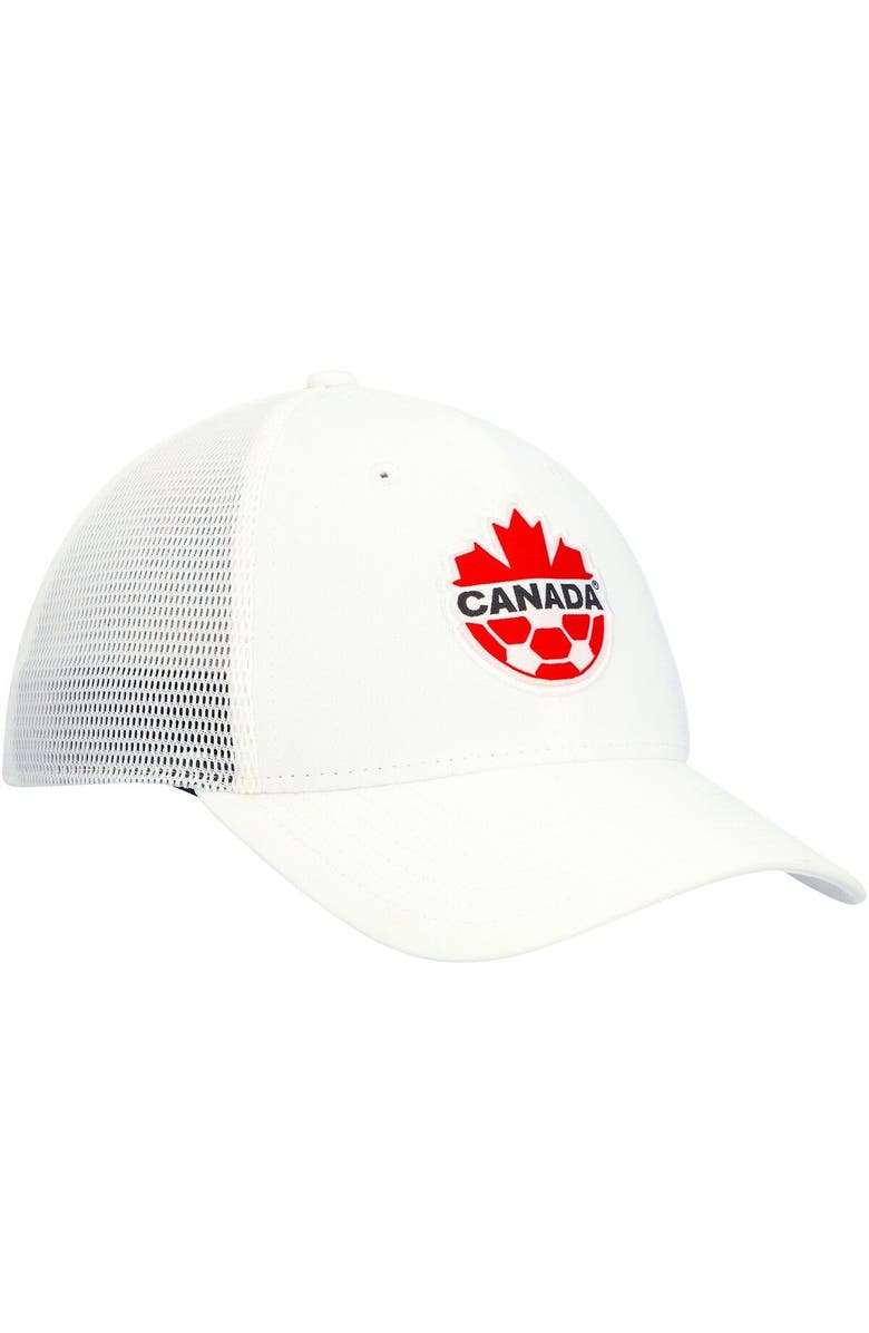 Nike Men's Nike White Canada Soccer Legacy91 Aerobill Performance Flex Hat, Alternate, color, White