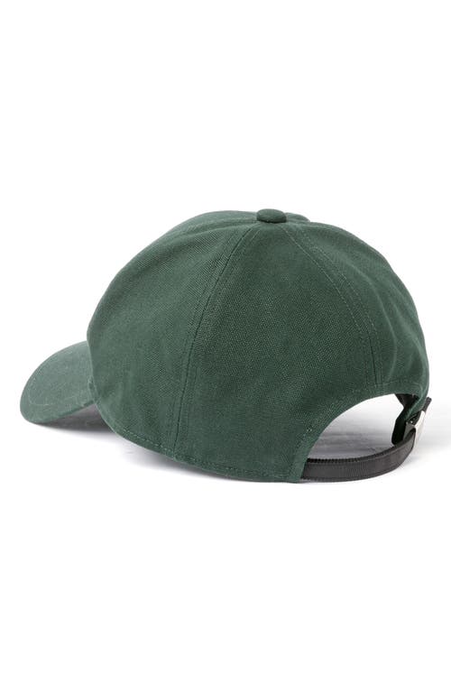 Sacai Carhartt Wip Duck Canvas Baseball Cap In Green