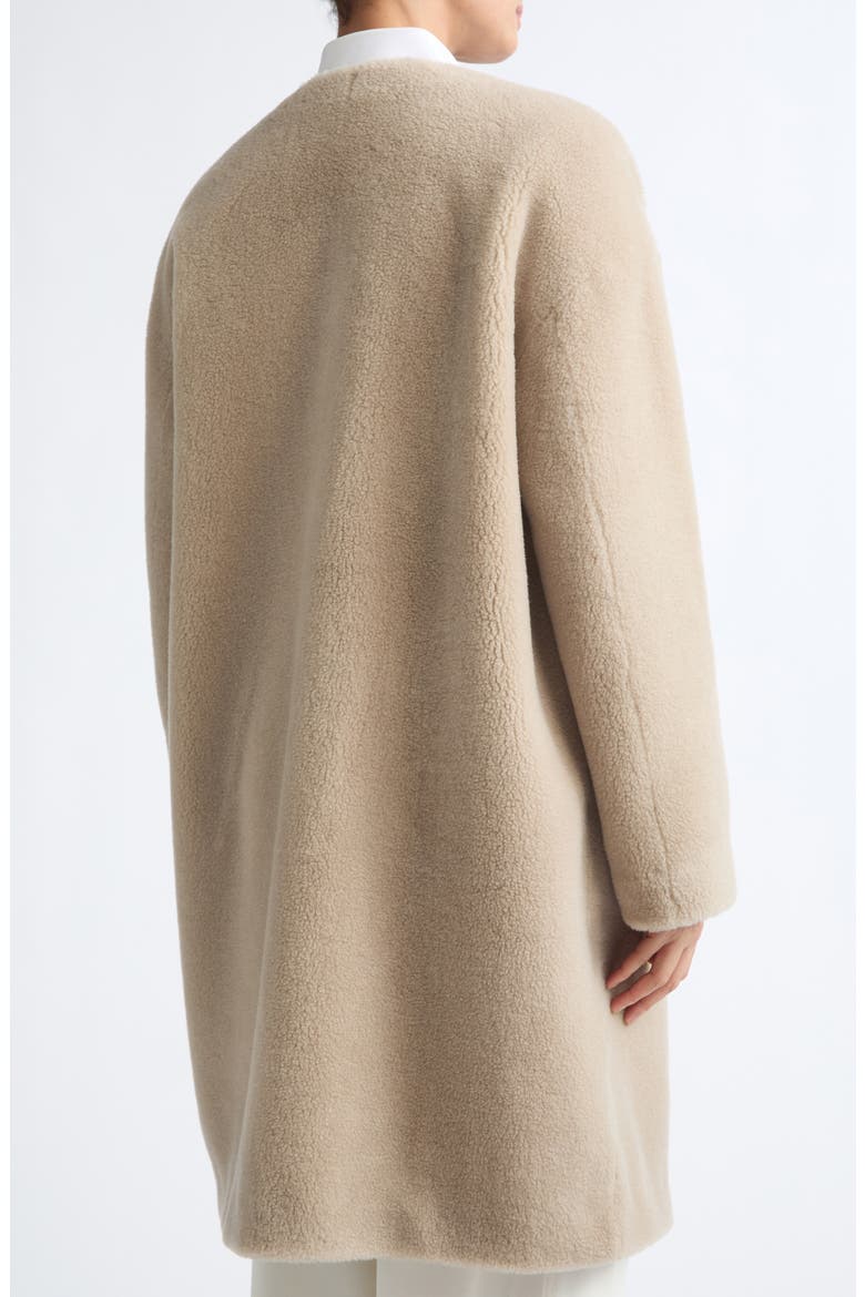 Wool Blend Teddy Fleece Coat, Alternate, color, 1985 CHAMPAGNE