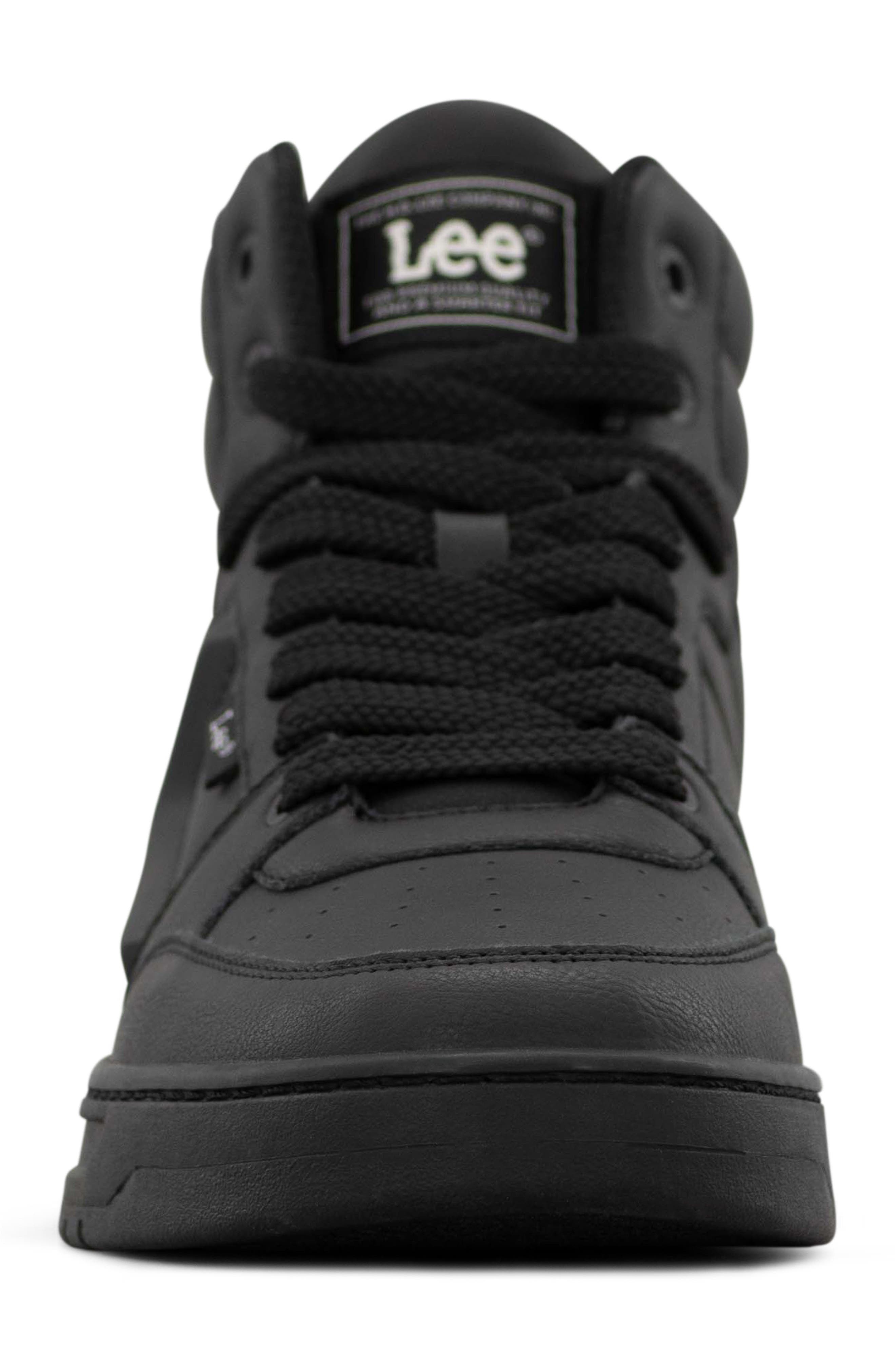 Lee Prescot Mid Top Sneaker, Alternate, color, Black Mono