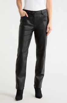 MAX STUDIO Faux Leather Skinny Pants