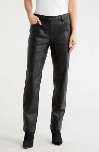 MAX STUDIO Faux Leather Skinny Pants