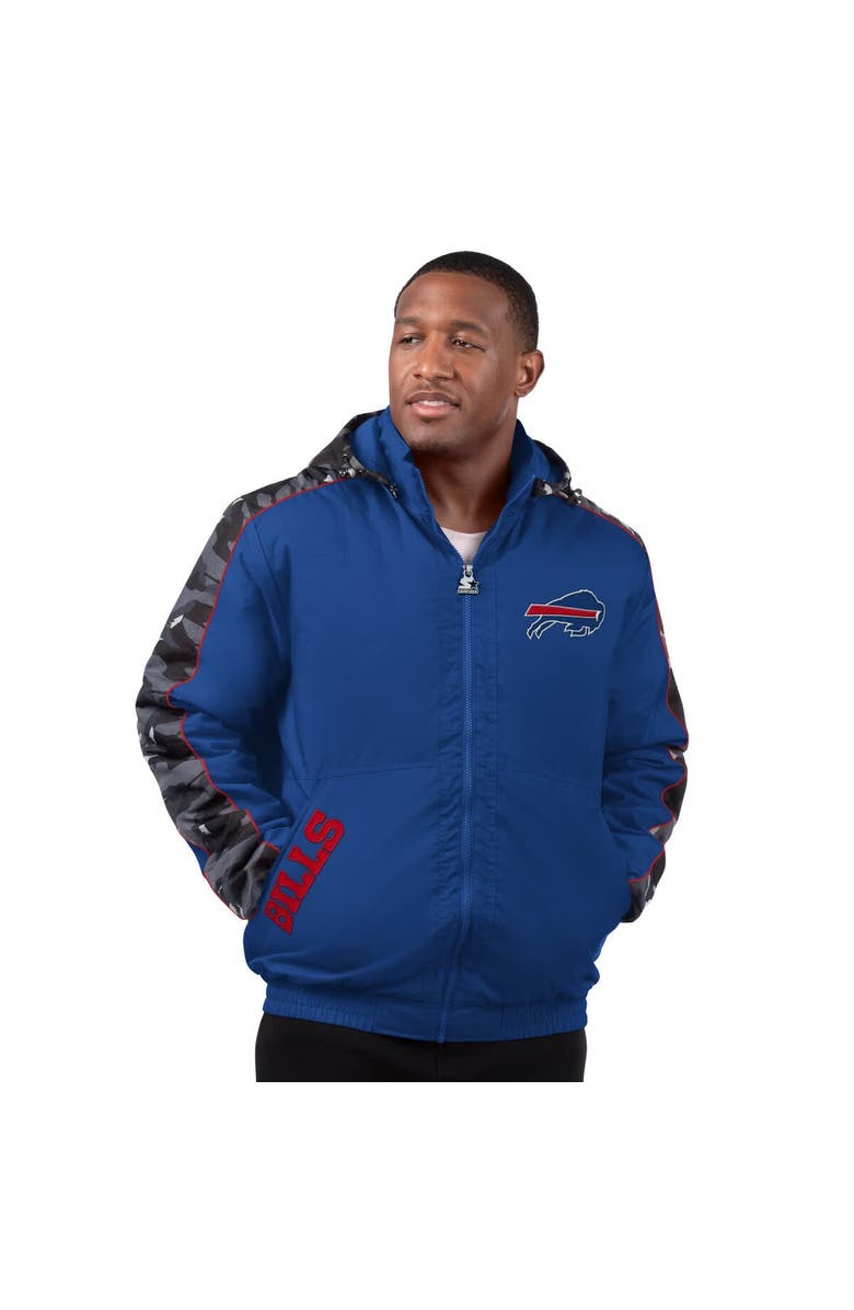 STARTER Men's Starter Royal Buffalo Bills Thursday Night Gridiron Full-Zip Jacket, Main, color, Royal