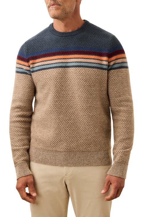Donegal Crewneck Wool Sweater