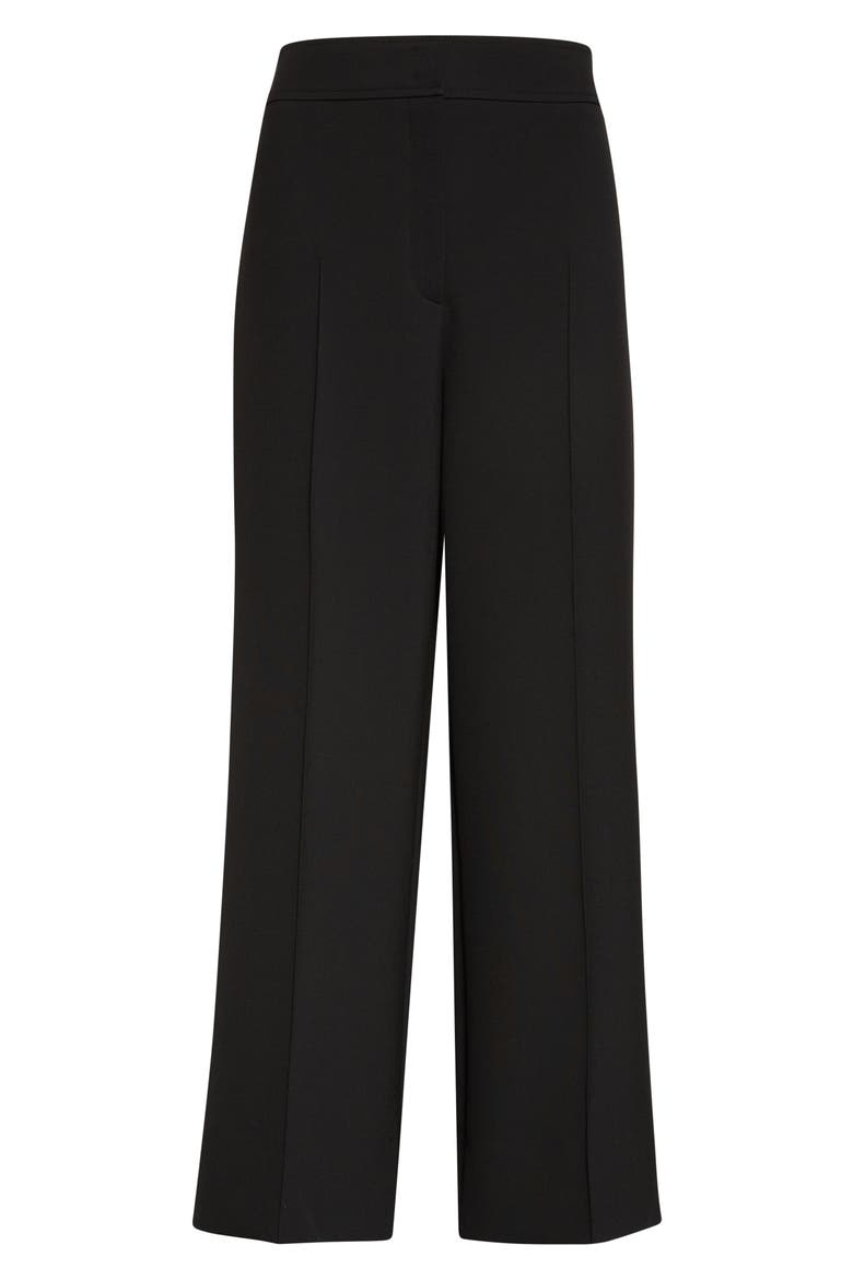 Stretch Jersey Straight Leg Pants, Alternate, color, BLACK