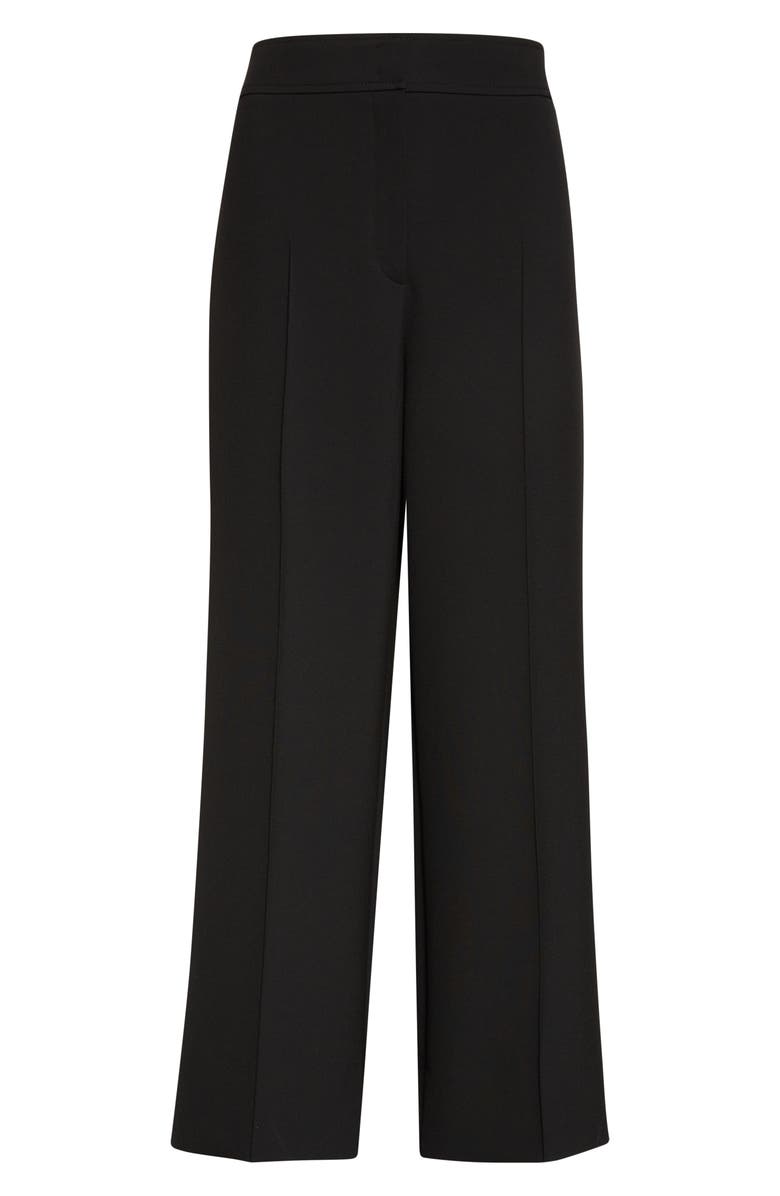 Akris punto Stretch Jersey Straight Leg Pants, Alternate, color, Black