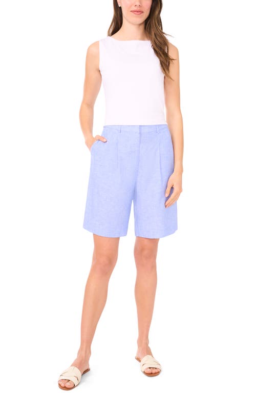 HALOGENR HALOGEN(R) TAILORED LINEN BLEND BERMUDA SHORTS 