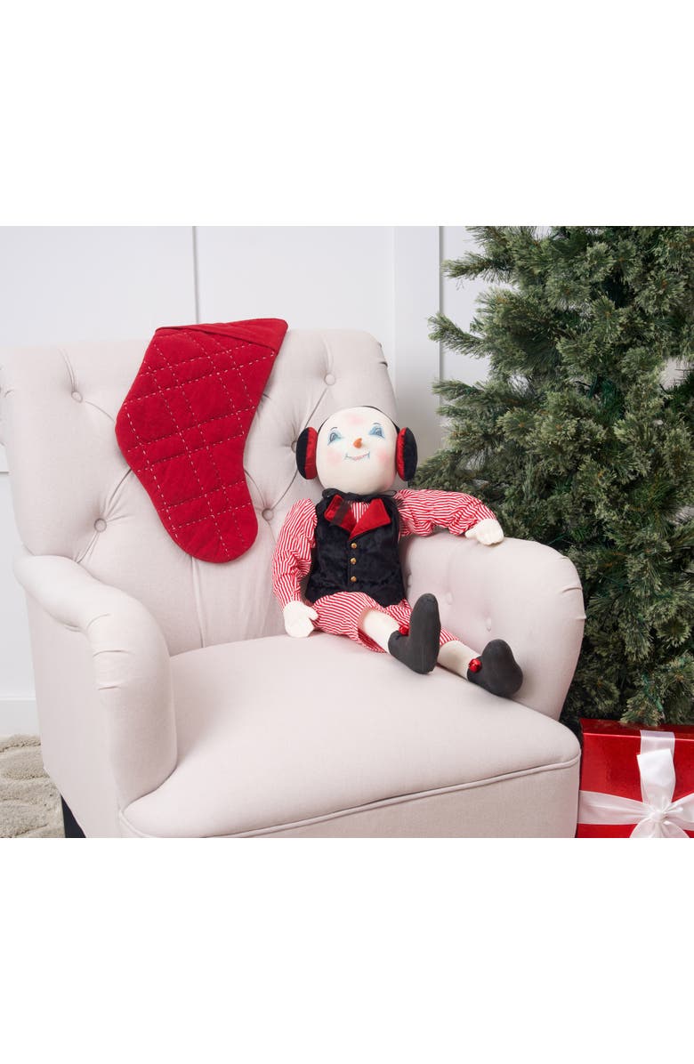 Gallerie II Sheldon Snow Doll, Alternate, color, Pink