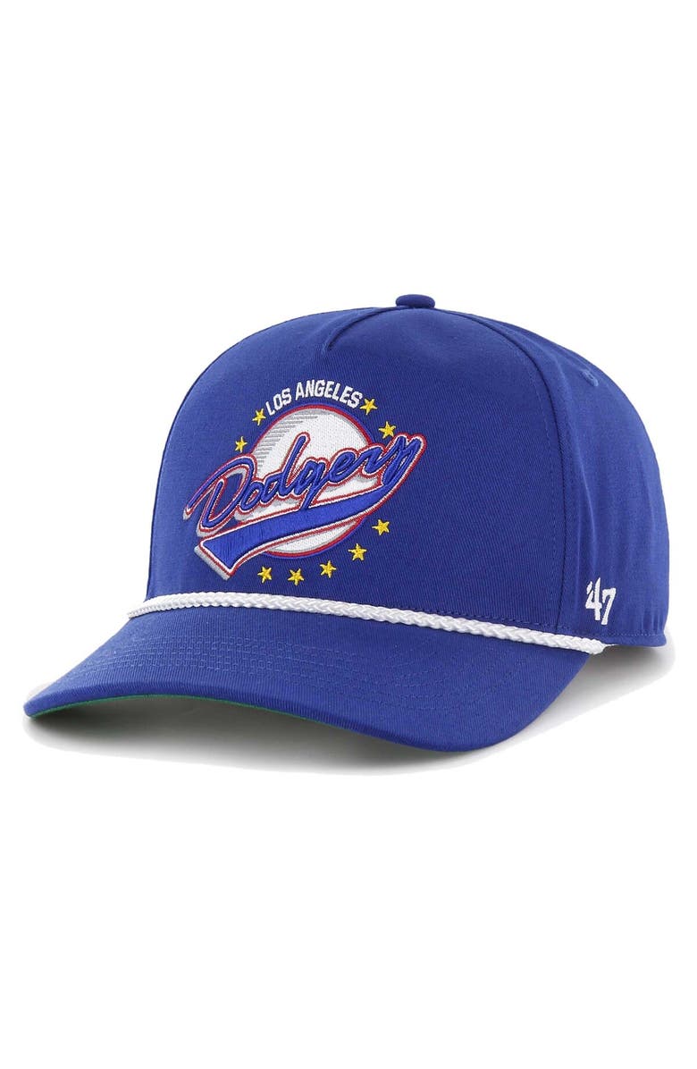 '47 Men's '47 Royal Los Angeles Dodgers Wax Pack Collection Premier Hitch Adjustable Hat, Main, color, Royal
