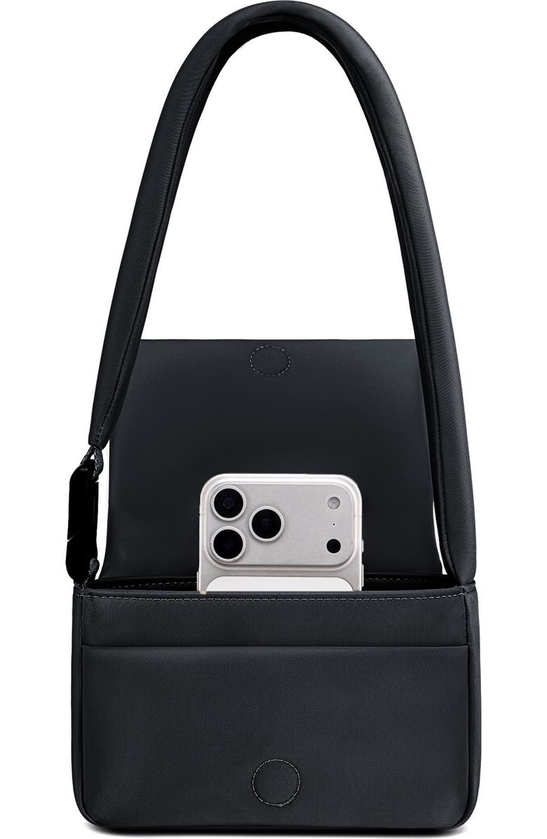 Lux and Nyx Mini Origami Flap Convertible Crossbody Bag and Handbag For Women, Alternate, color, Black