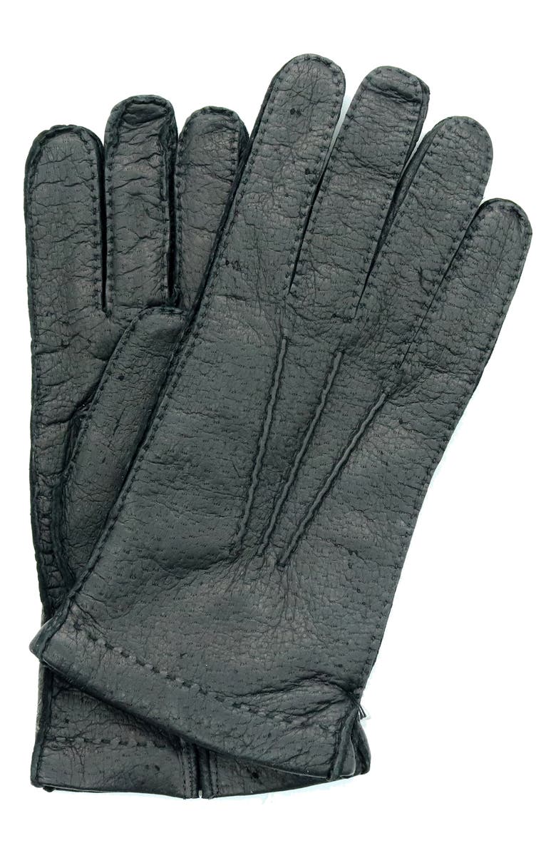 Portolano Leather Gloves, Main, color, Black