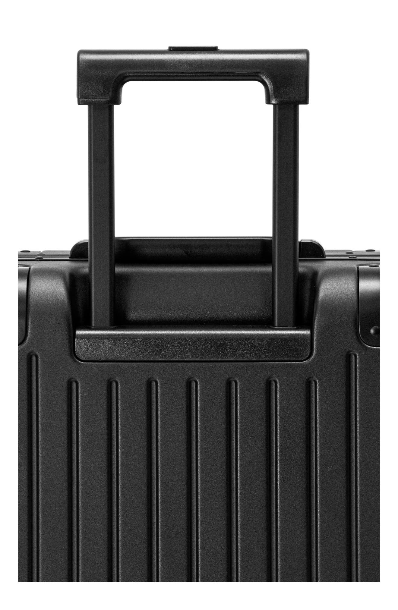 TRAVELERS CHOICE Montro Carry-On Spinner Luggage, Alternate, color, Black