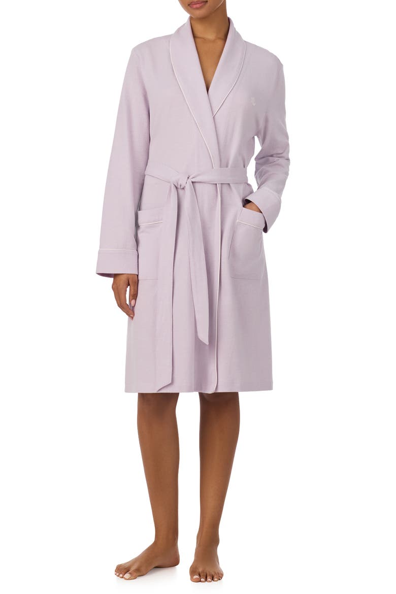 Cotton Robe, Main, color, LAVENDPT