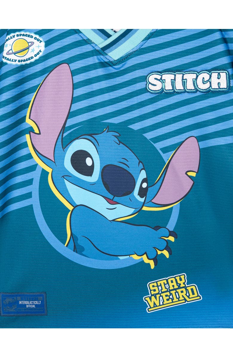 Disney Lilo & Stitch Athletic T-Shirt, Alternate, color, Stitch Blue Gradient