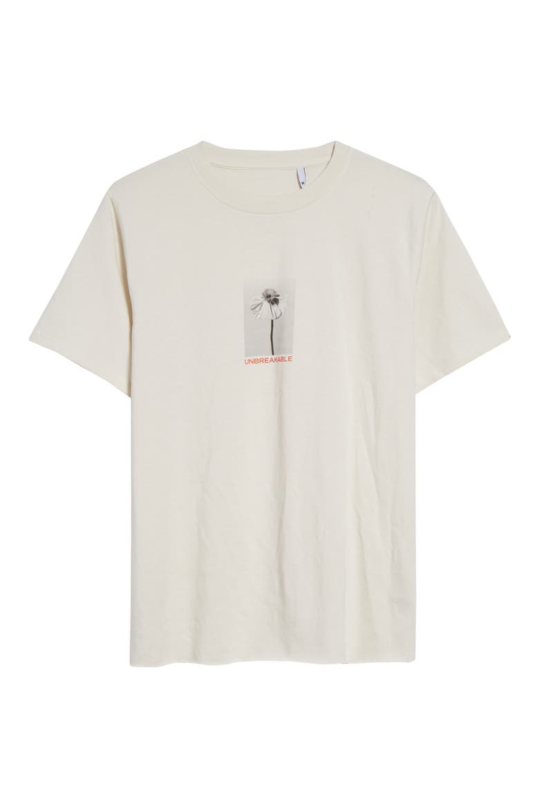 Unbreakable Retro Organic Cotton Graphic T-Shirt, Alternate, color, WHITE