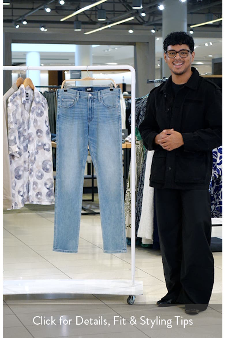 Federal Slim Straight Leg Jeans video