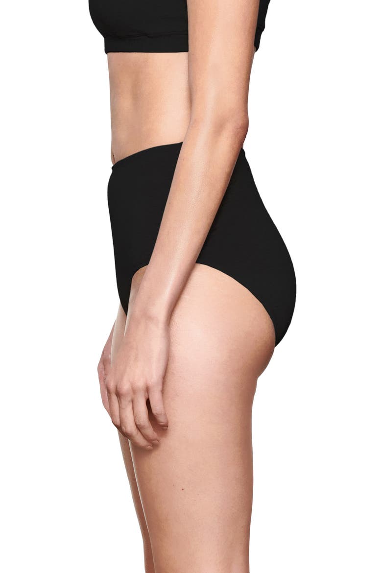 Cotton Stretch Jersey Full Briefs, Alternate, color, SOOT