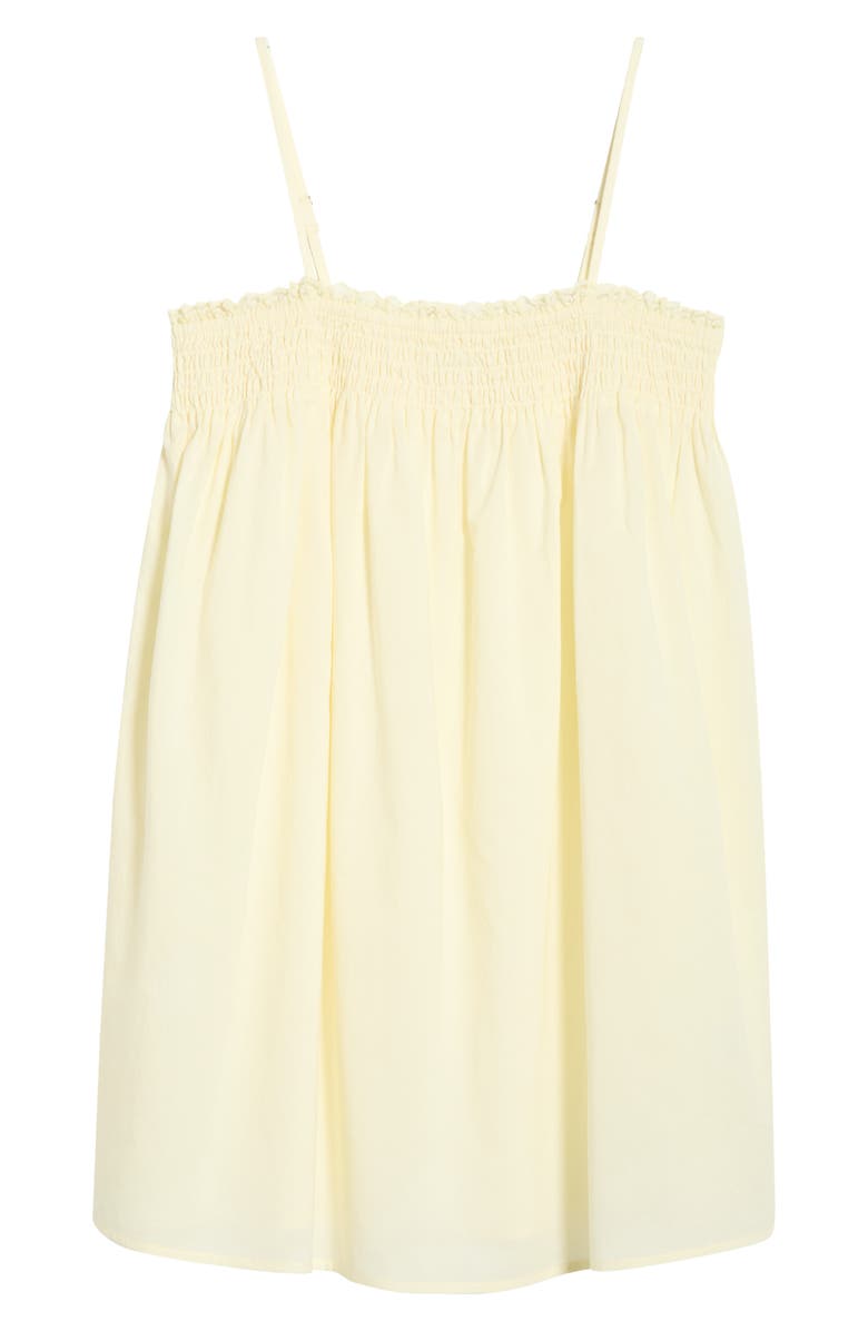 Open Edit Flirty Cotton Nightgown, Alternate, color, Yellow Sorbet