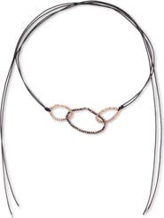 SAACHI Crystal Beaded Choker Necklace