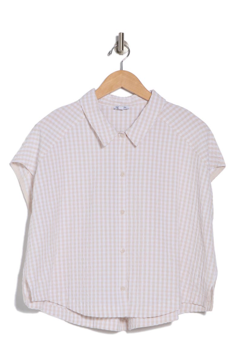 Splendid Gabby Gingham Shirt, Alternate, color,