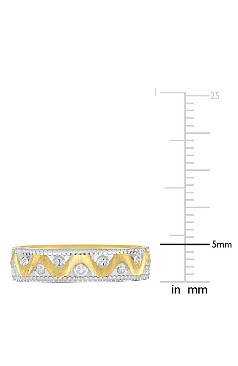 Julianna B. 5mm Wave Design Band 14k Two-Tone, Alternate, color, 