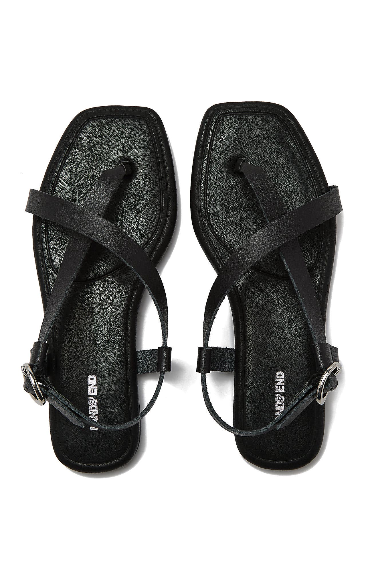 Lands' End Essential Strappy Flat Sandals, Alternate, color, 