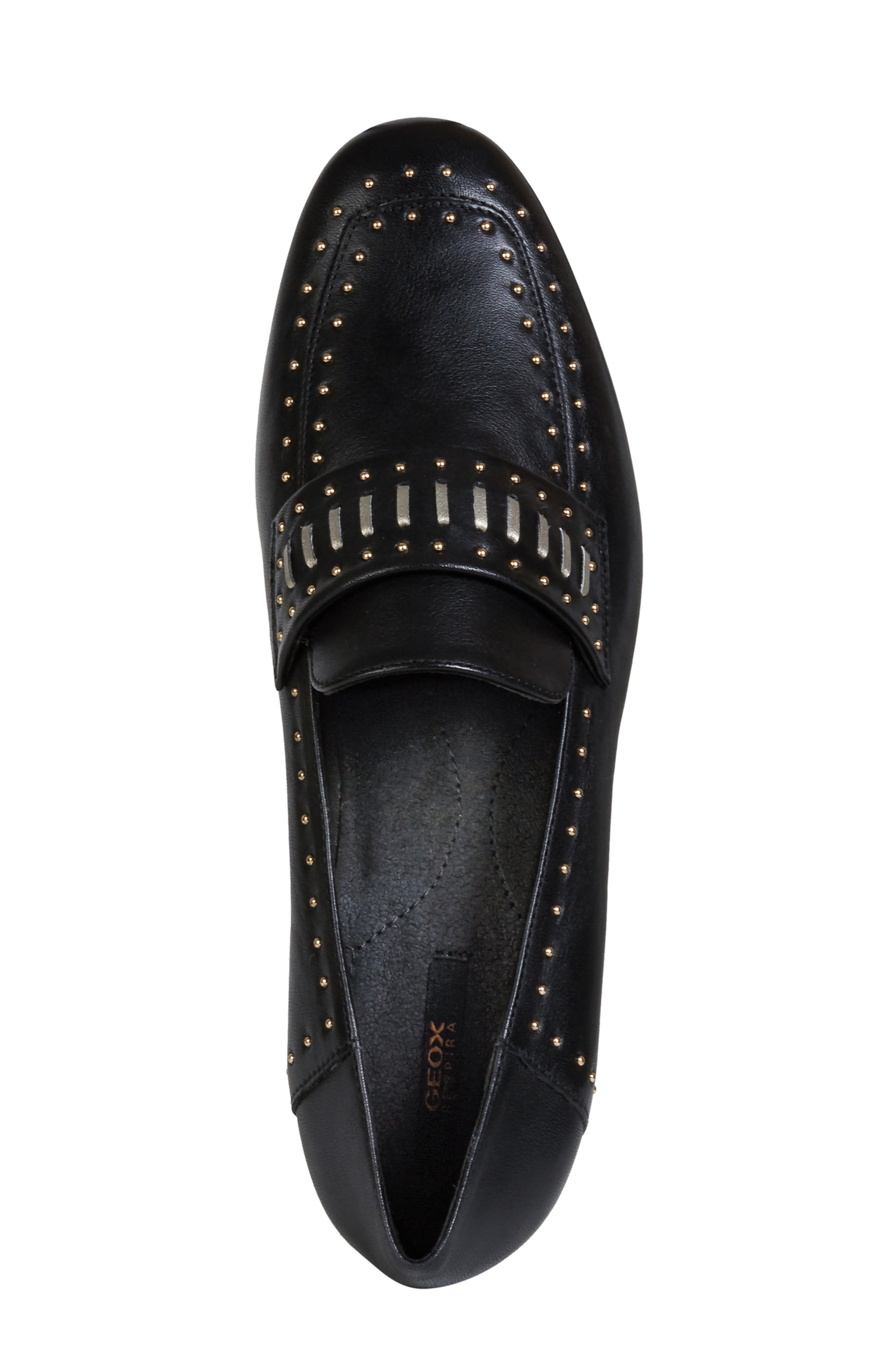 Geox Marlyna Studded Loafer, Alternate, color, 