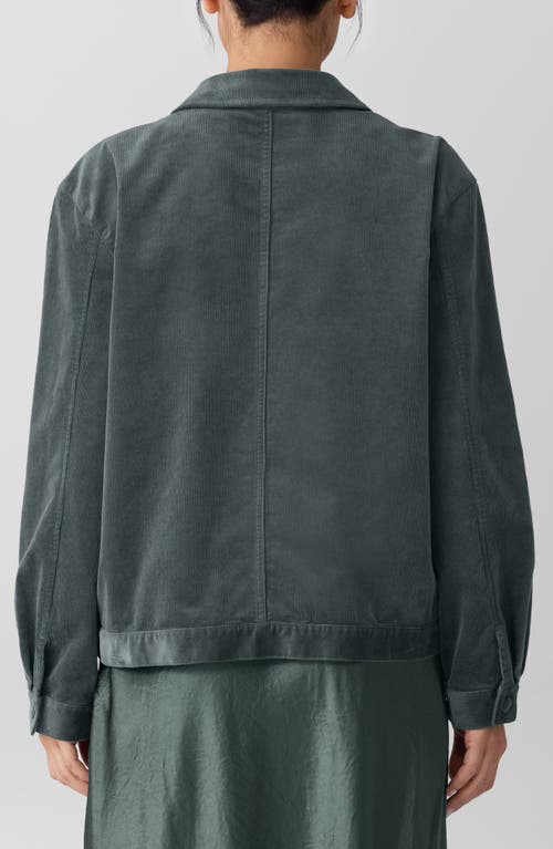 Eileen Fisher Corduroy Jacket In Black