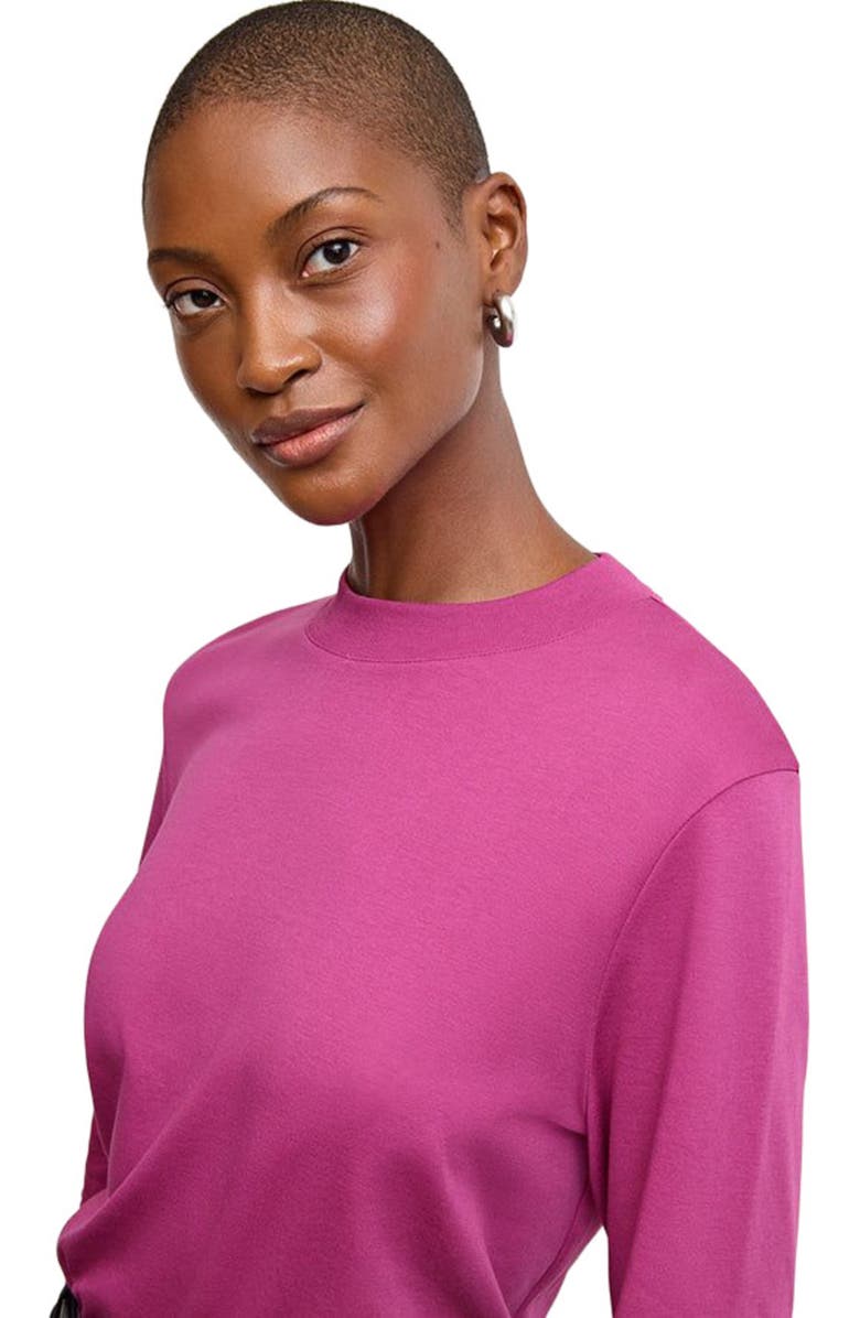 M.M.LaFleur Raquel Long-Sleeve Tee - Organic Pima Cotton, Alternate, color, 