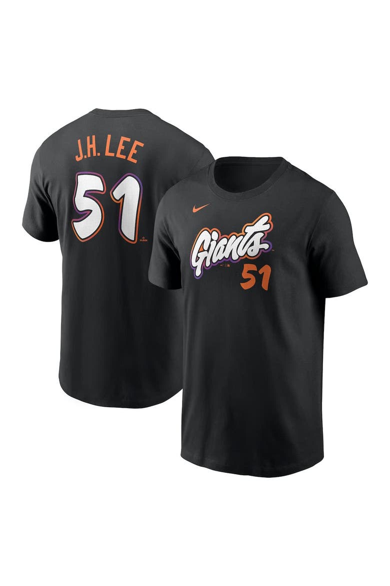 Men's Nike Jung Hoo Lee Anthracite San Francisco Giants 2025 City Connect Fuse Name & Number T-Shirt, Main, color, Anthracite