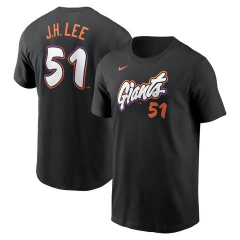 Men's Nike Jung Hoo Lee Anthracite San Francisco Giants 2025 City Connect Fuse Name & Number T-Shirt