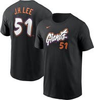 Nike Men's Nike Jung Hoo Lee Anthracite San Francisco Giants 2025 City Connect Fuse Name & Number T-Shirt