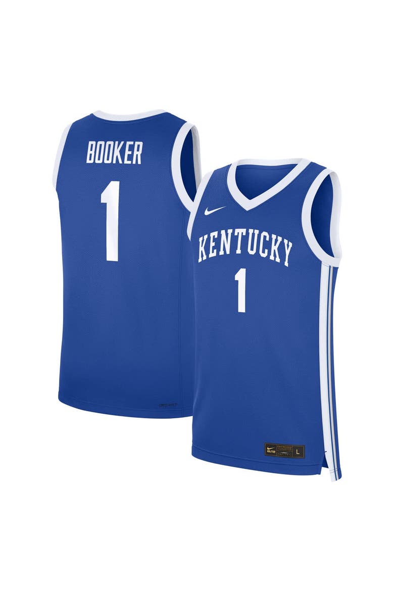 Men's Nike Devin Booker Royal Kentucky Wildcats Road Replica Basketball Jersey, Main, color, Royal