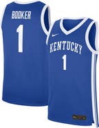 Nike Men's Nike Devin Booker Royal Kentucky Wildcats Road Replica Basketball Jersey
