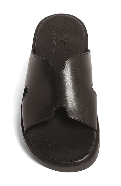 Anthony Veer Men's Marrakesh Leather Slides In Black