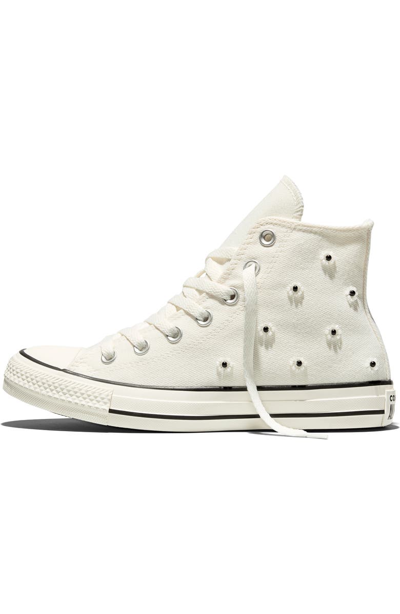 Converse Chuck Taylor<sup>®</sup> All Star<sup>®</sup> Beaded Low Top Sneaker, Alternate, color, Egret/ Black/ Egret